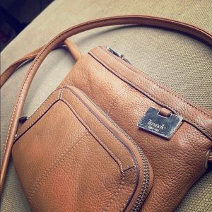 Coffee Tignanello Crossbody bag